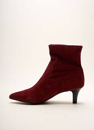 Bottines/boots bout pointu talon de 4 à 6cm rouge PETER KAISER femme