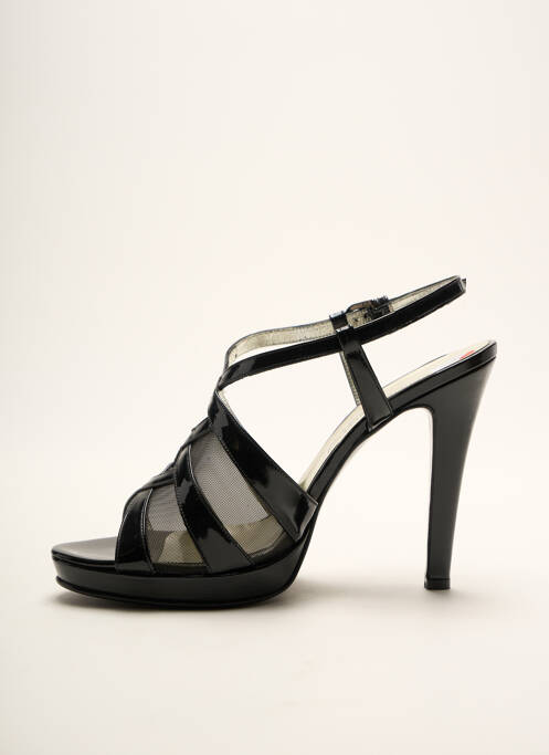 Sandales/Nu pieds noir SOULIERS EVELIN'S pour femme