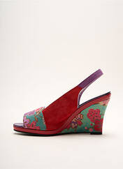 Sandales/Nu pieds rouge AZUREE pour femme seconde vue