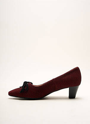 Escarpins cubain talon de 4 à 6cm rouge PETER KAISER femme
