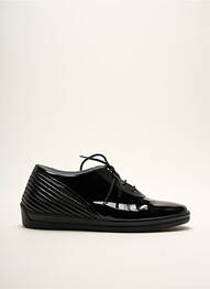 Chaussures de confort fermeture lacets talon plat jusqu'à 3cm noir VOLTAN femme