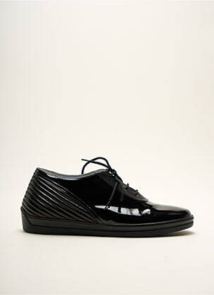 Chaussures de confort fermeture lacets talon plat jusqu'à 3cm noir VOLTAN femme