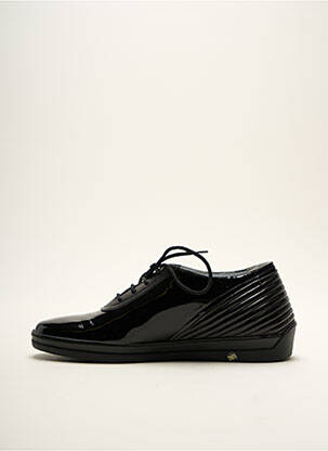 Chaussures de confort fermeture lacets talon plat jusqu'à 3cm noir VOLTAN femme