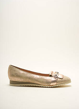 Ballerines bout rond talon plat jusqu'à 3cm rose VOLTAN femme