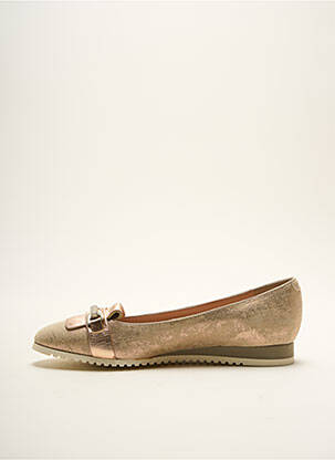 Ballerines bout rond talon plat jusqu'à 3cm rose VOLTAN femme