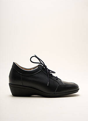 Chaussures de confort matière lisse talon de 4 à 6cm noir LADY femme