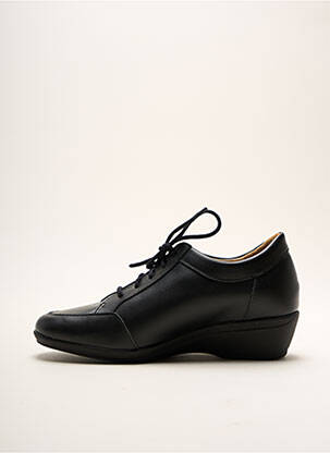 Chaussures de confort matière lisse talon de 4 à 6cm noir LADY femme