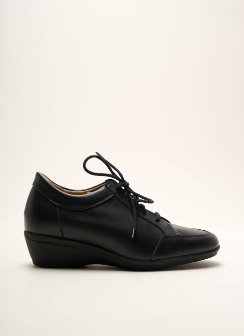 Chaussures de confort matière lisse talon de 4 à 6cm noir LADY femme