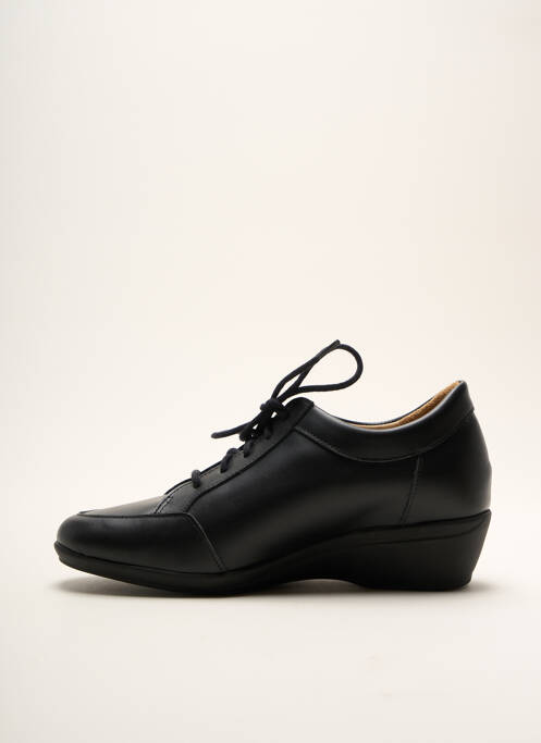 Chaussures de confort matière lisse talon de 4 à 6cm noir LADY femme