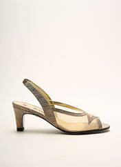 Sandales/Nu pieds beige AZUREE pour femme seconde vue