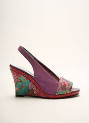 Sandales/Nu pieds violet AZUREE pour femme seconde vue