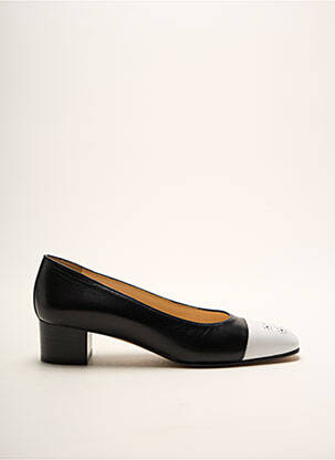 Ballerines carré talon plat jusqu'à 3cm noir SELMO femme