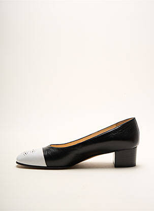 Ballerines carré talon plat jusqu'à 3cm noir SELMO femme