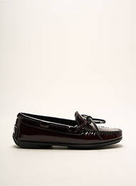 Chaussures bâteau matière lisse talon plat jusqu'à 3cm violet MASTRO DOMENICO femme