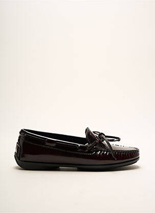 Chaussures bâteau matière lisse talon plat jusqu'à 3cm violet MASTRO DOMENICO femme