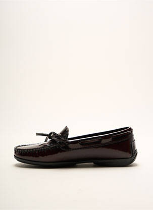 Chaussures bâteau bout rond talon plat jusqu'à 3cm violet MASTRO DOMENICO femme