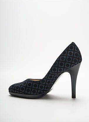 Escarpins nubuck talon de 7 à 9cm noir PETER KAISER femme