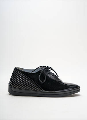 Chaussures de confort fermeture lacets talon plat jusqu'à 3cm noir VOLTAN femme