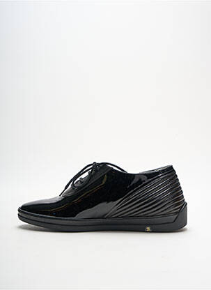 Chaussures de confort fermeture lacets talon plat jusqu'à 3cm noir VOLTAN femme