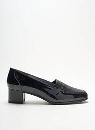 Mocassins voute plantaire talon de 4 à 6cm noir ARTIKA SOFT femme