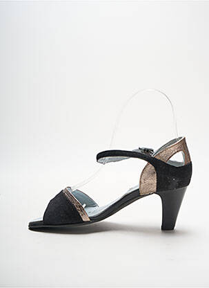 Sandales/nu pieds talon aiguille talon de 4 à 6cm noir ARTIKA SOFT femme