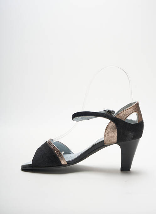 Sandales/Nu pieds noir ARTIKA SOFT pour femme