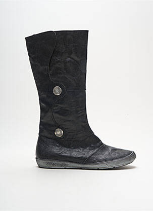 Bottes effet froissé noir BELLAMY fille