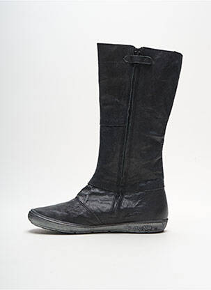 Bottes effet froissé noir BELLAMY fille
