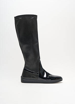 Bottes bout rond talon plat jusqu'à 3cm noir VOLTAN femme