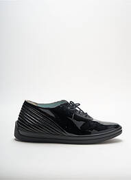 Chaussures de confort fermeture lacets talon plat jusqu'à 3cm noir VOLTAN femme