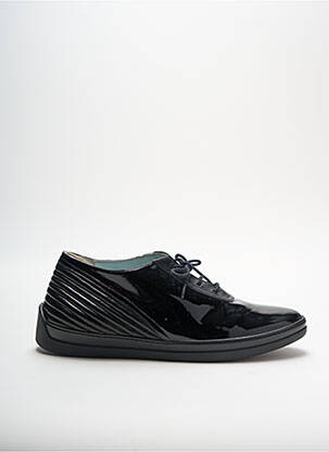 Chaussures de confort fermeture lacets talon plat jusqu'à 3cm noir VOLTAN femme