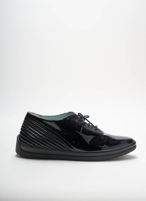Chaussures de confort fermeture lacets talon plat jusqu'à 3cm noir VOLTAN femme