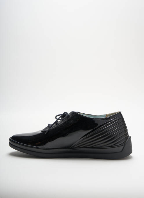 Chaussures de confort fermeture lacets talon plat jusqu'à 3cm noir VOLTAN femme