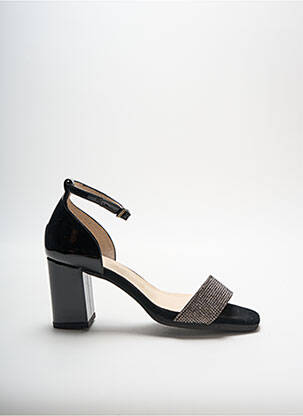 Sandales/nu pieds fermeture boucle(s) talon de 7 à 9cm noir GADEA femme