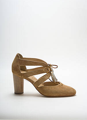 Sandales/nu pieds talon bottier talon de 4 à 6cm vert FRANCE MODE femme
