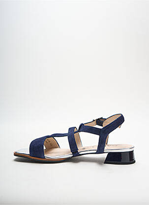 Sandales/nu pieds type de semelle amortissante talon plat jusqu'à 3cm bleu GADEA femme