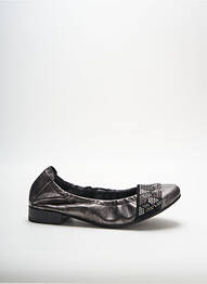 Ballerines talon bas talon plat jusqu'à 3cm gris MAM'ZELLE femme