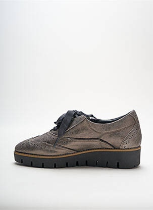 Derbies bout rond talon de 4 à 6cm gris DL SPORT femme