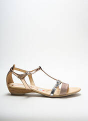 Sandales/Nu pieds beige ARRIVA pour femme seconde vue