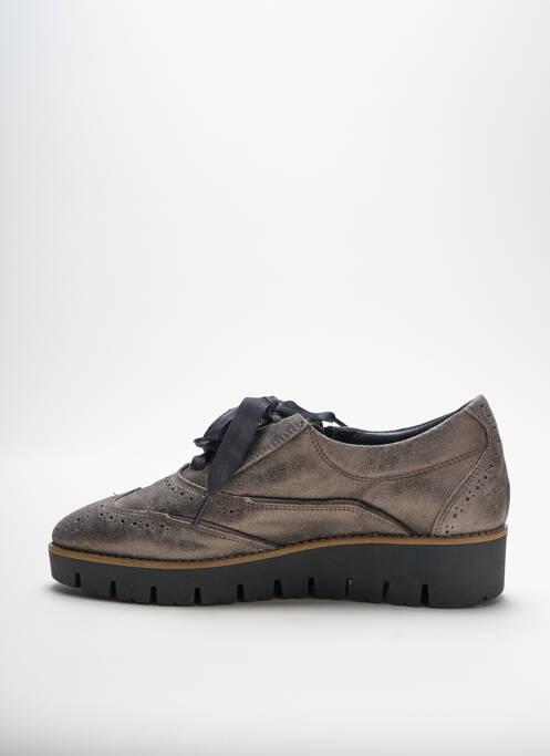 Derbies bout rond talon de 4 à 6cm gris DL SPORT femme