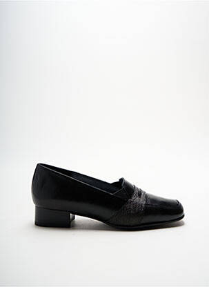 Mocassins matière lisse talon plat jusqu'à 3cm noir OMBELLE femme