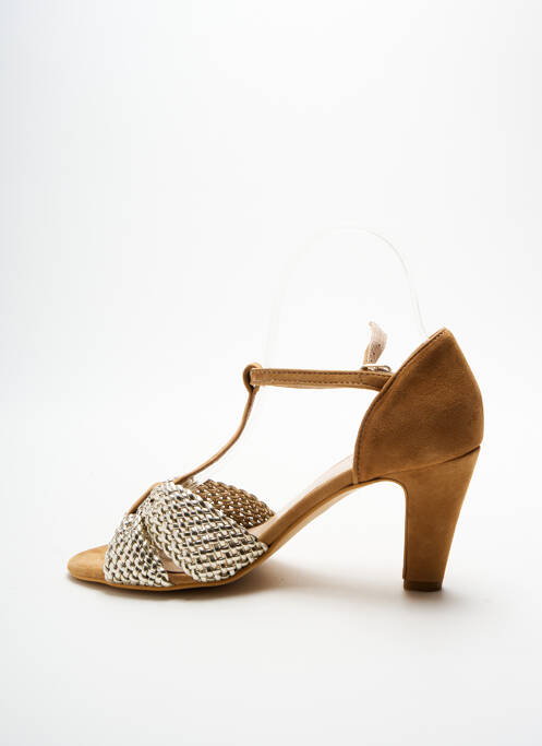 Sandales/Nu pieds marron REQINS pour femme