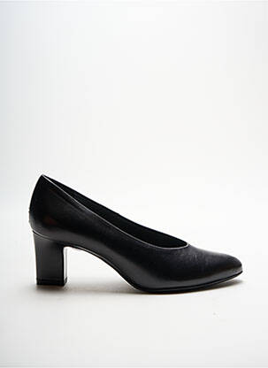 Escarpins tissage satiné talon de 4 à 6cm noir PETER KAISER femme