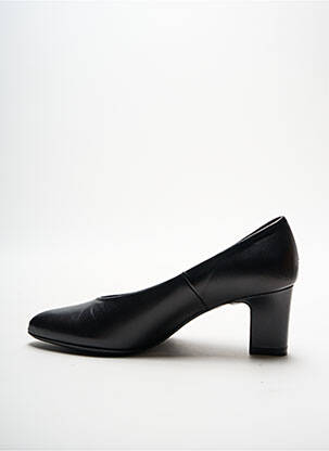 Escarpins tissage satiné talon de 4 à 6cm noir PETER KAISER femme