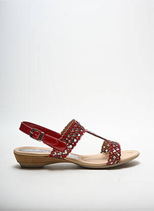 Sandales/Nu pieds rouge ARRIVA pour femme