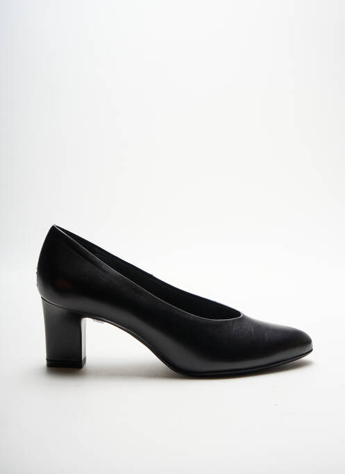 Escarpins tissage satiné talon de 4 à 6cm noir PETER KAISER femme