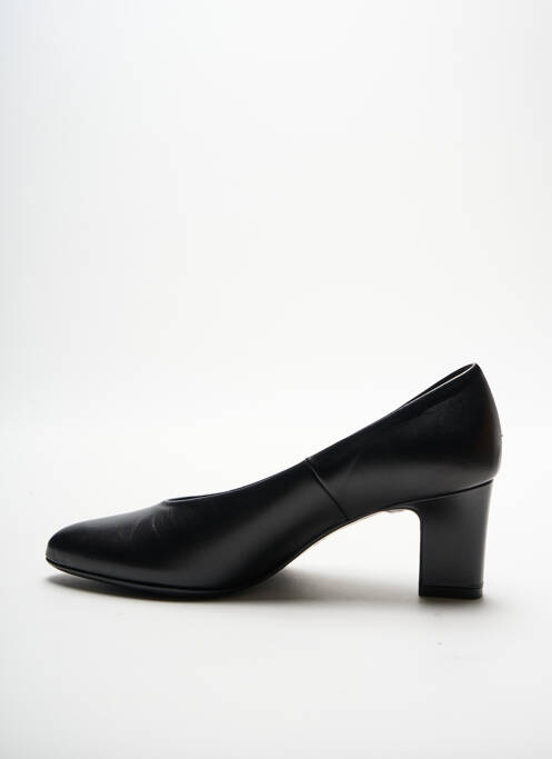 Escarpins tissage satiné talon de 4 à 6cm noir PETER KAISER femme