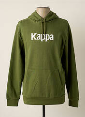 Sweat-shirt à capuche vert KAPPA pour homme seconde vue