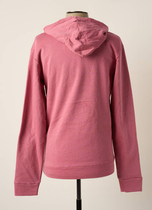 Sweat-shirt à capuche finition bords-côtes manches longues rose CHAMPION homme