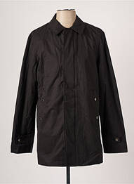 Trench tissage popeline sans capuche noir BENDORFF homme